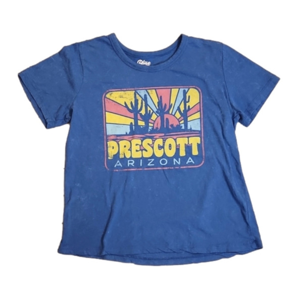 𝅺Womens Prescott Arizona blue graphic tee by Blue 84 Size Large - Picture 2 of 13